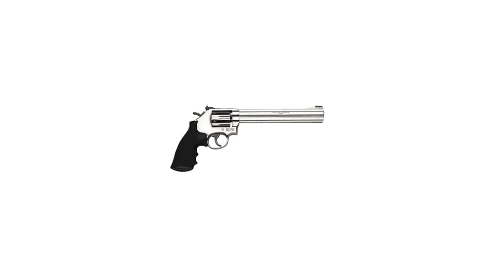 Smith &amp; Wesson 647 Revolver, .17 Hornady Magnum Rimfire, 8.375in barrel, stainless steel frame, Hogue rubber grip, revolving chamber, pinned patridge front, adj. black rear, 6 round magazine, SW-647-1-FRRMPG