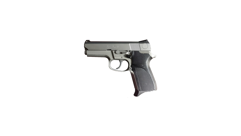 Smith &amp; Wesson 6926 Pistol, 9mm Luger, 3.5in barrel, aluminum alloy frame, curved backstrap wrap-around grip, recoil operated semi-automatic, Novak Lo-Mount, 12 round magazine, SW-6926-1-FRRMPG