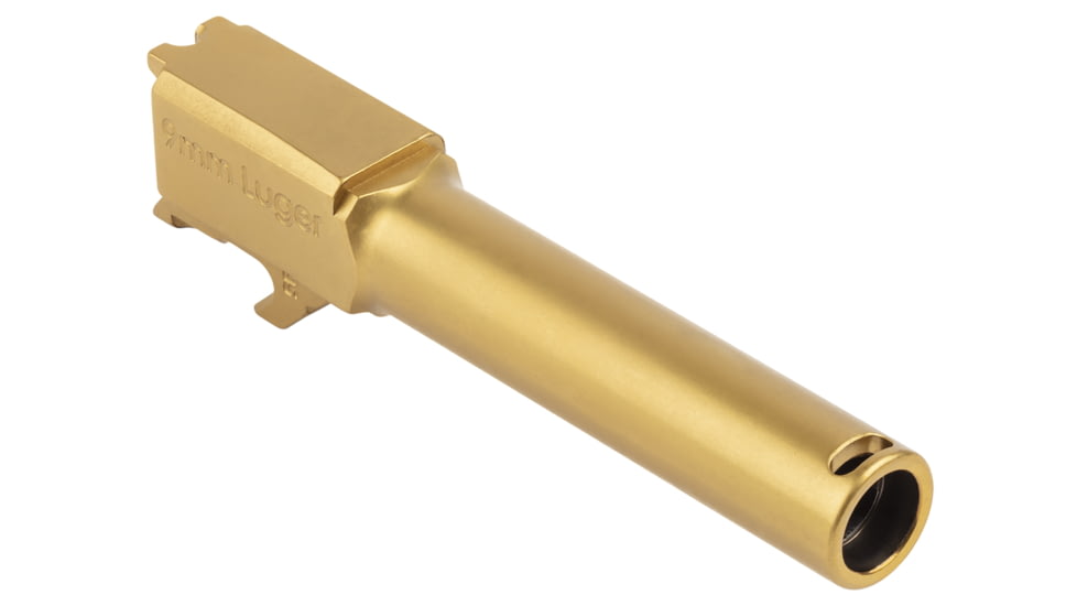 Smith &amp; Wesson 9mm Ported Pistol Barrel, Gold, 14423