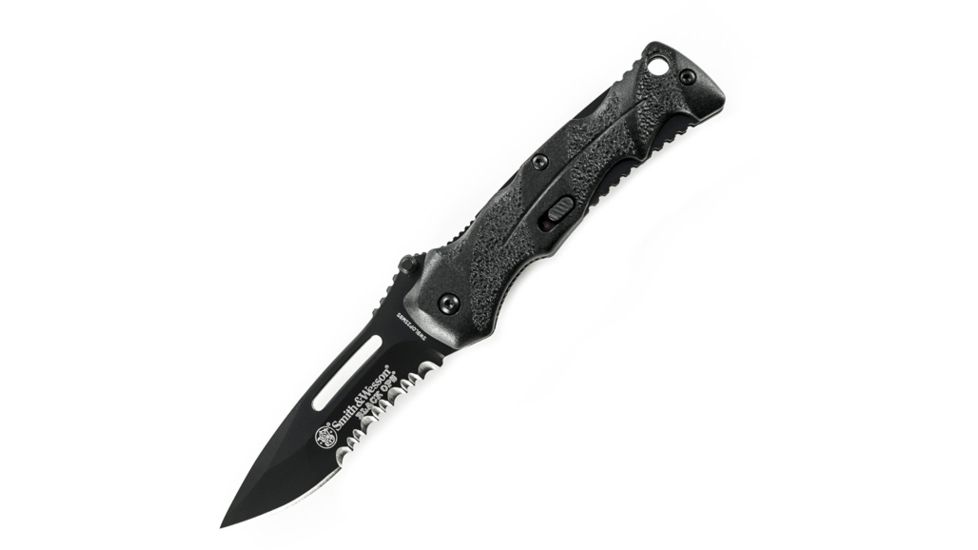 Smith &amp; Wesson Black Ops MAGIC, 2.5 in., Black Aluminum Handle, Combo SWBLOP2SMBS