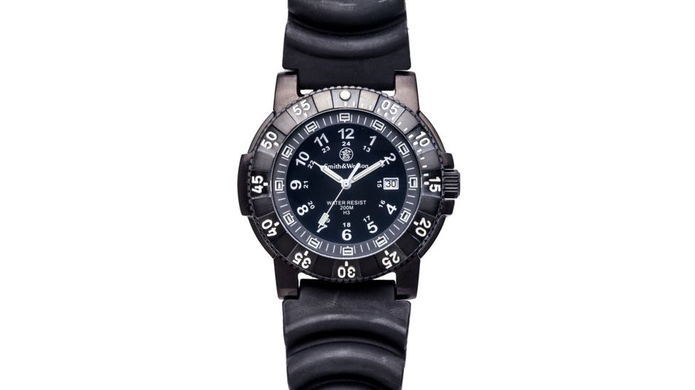 Smith &amp; Wesson Diver Watch, Tritium, 45 Mm, B - SWW-357-R