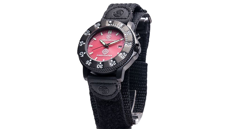 Smith &amp; Wesson Fire Fighter Watch - Back Glow - SWW-455F