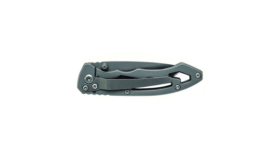 Smith &amp; Wesson Frame Lock Drop Point Folding Knife,Clam CK400LCP
