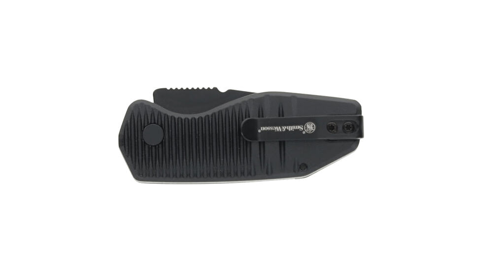 Smith &amp; Wesson Knife Special Ops Push Btn Mini Auto 1.9 Black W/Safety, 1219165