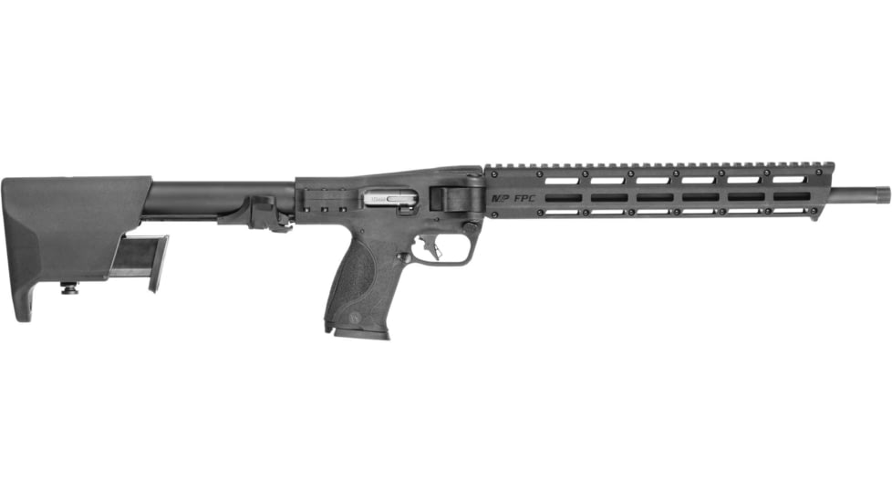 Smith &amp; Wesson M&amp;P FPC Folding Carbine Semi-Auto Rifle, 10mm Auto, 16.25in Barrel, 1-10, Synthetic Black Stock, Anodized Black, 3-Mag 15RD, 14167-FRRMPG