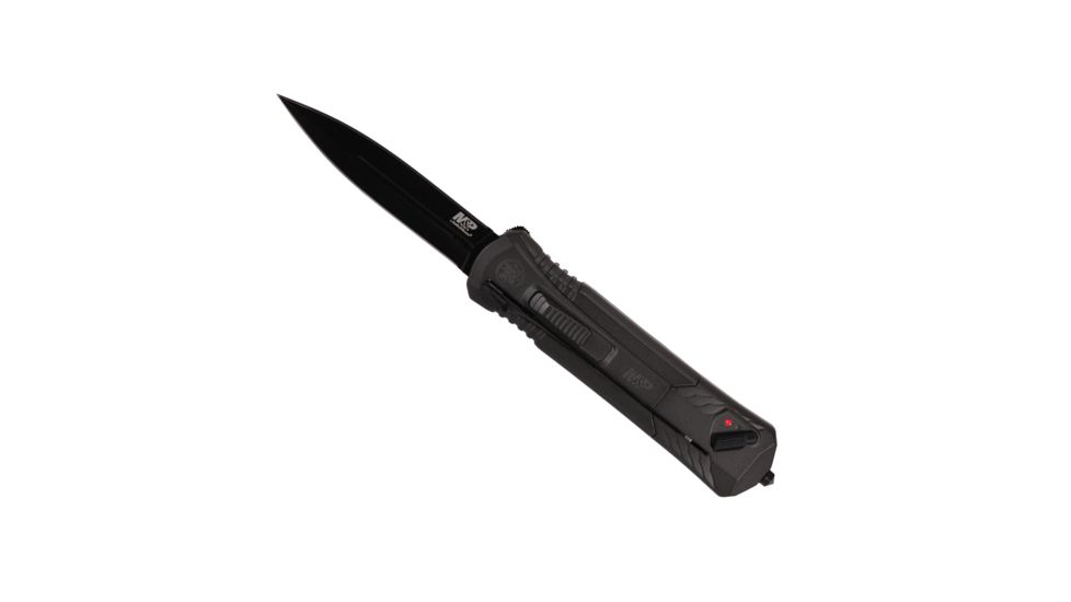 Smith &amp; Wesson M&amp;P Out The Front Spear 3.5in Assisted Opening Folding Knives, Black, 1084314