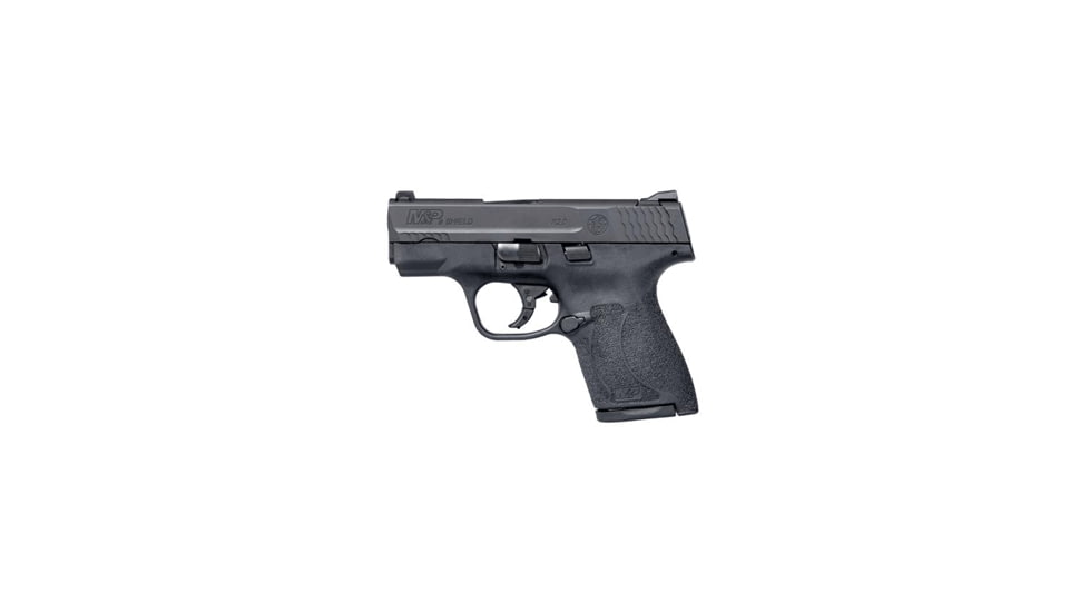 Smith &amp; Wesson M&amp;P Shield M2.0 Pistol, 9mm Luger, 3.1in barrel, black polymer frame, integrated polymer grip, recoil operated semi-automatic, white 3-dot, 7 round magazine, SW-MP SH M2.0-1-FRRMPG