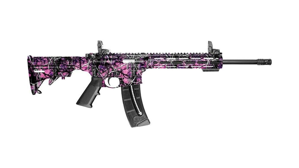 Smith &amp; Wesson M&amp;P15-22 Sport 6-Pos Stock Ladies Semi-Auto Rifle, .22 Long Rifle, 16.5in Barrel