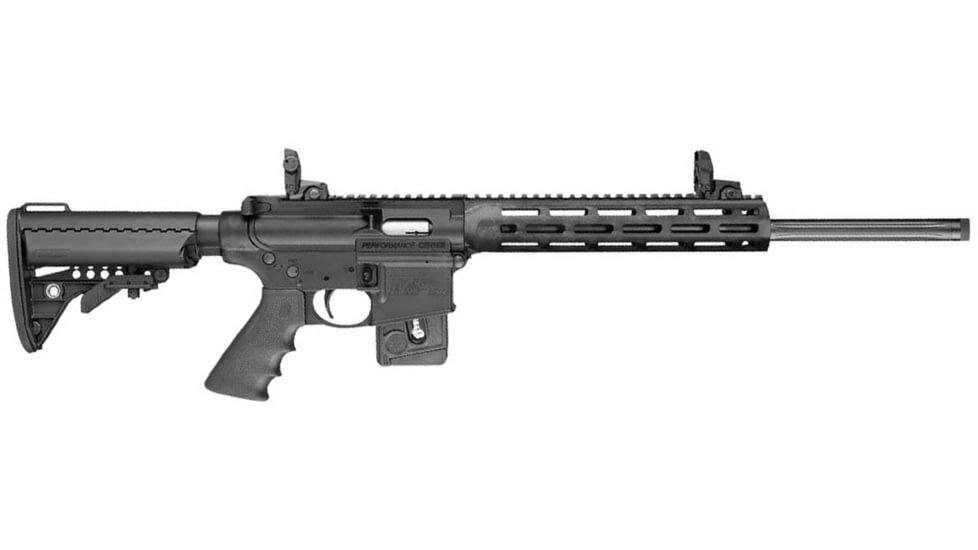 Smith &amp; Wesson M&amp;P15 Performance Center Semi-Auto Rifle, .22 Long Rifle, 18 in barrel, 1-15 Twist, Threaded, 10 Rounds, 10205-FRRMPG