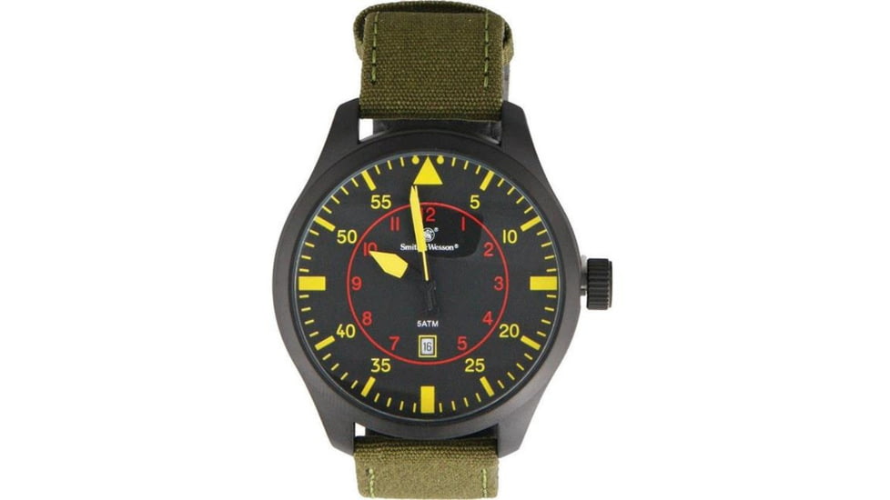 Smith &amp; Wesson N.A.T.O Watch, Black, SWW-515-BK