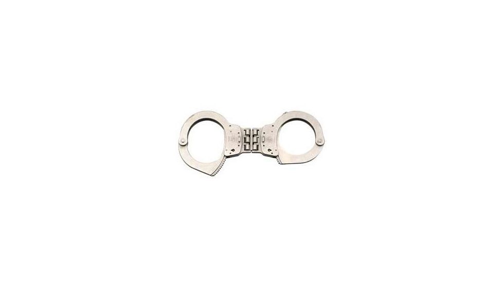 Smith &amp; Wesson S&amp;W Model 1 Hinged Nickel Handcuff 350133