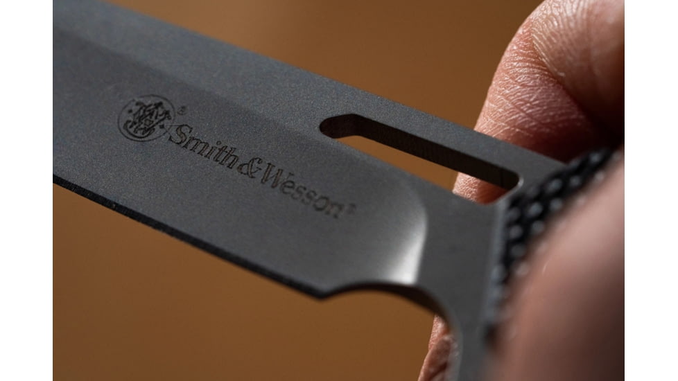 Smith &amp; Wesson Sideburn Folding Knife, 3in, 8Cr13MoV Stainless Steel Blade, 4in, G10 Handle, 1122568