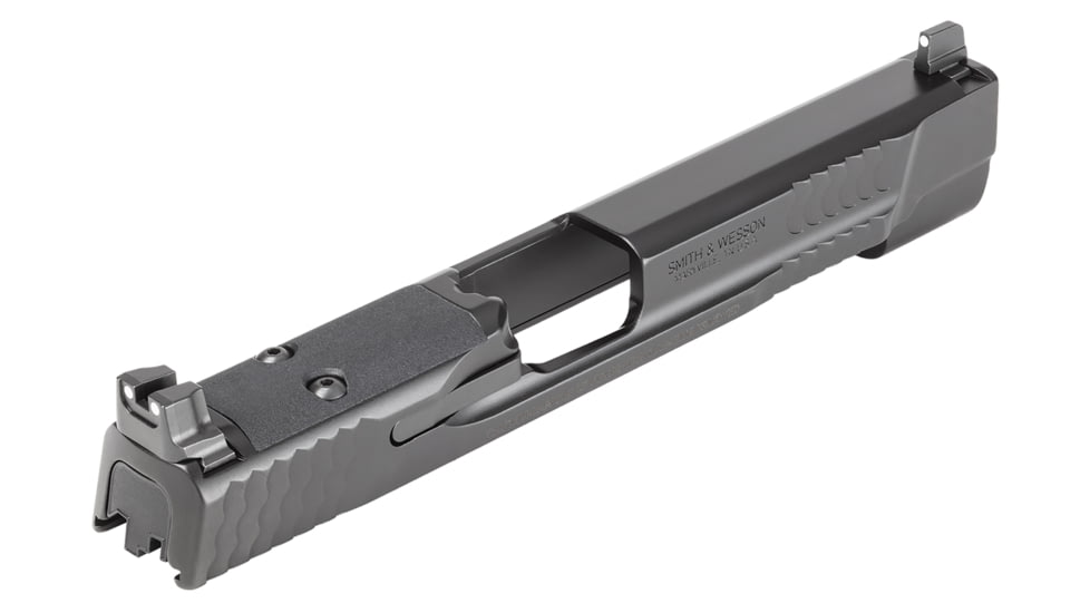 Smith &amp; Wesson Slide Assembly Black Optic Ready/Serrated Slide, 14568