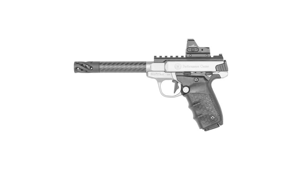 Smith &amp; Wesson SW22 PC Victory Target Semi Auto Pistol, 22 Long Rifle, 6 in Barrel