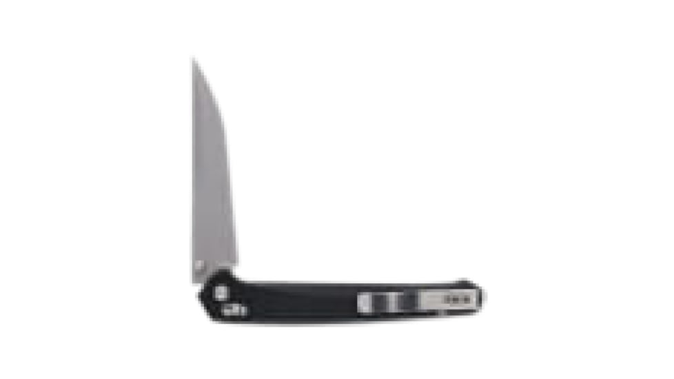 Smith &amp; Wesson Special Ops Crossbar Folding Knife, 3.3in, 8Cr13MoV Stainless Steel, Drop Point Blade, Aluminum, Gray/Black Handle, Clam Pack, 1223612