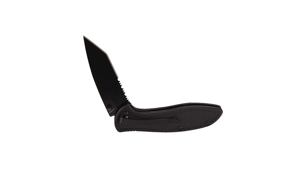 Smith &amp; Wesson Tanto Rubberized Aluminum 3.5in, Folding Knife, 1084310