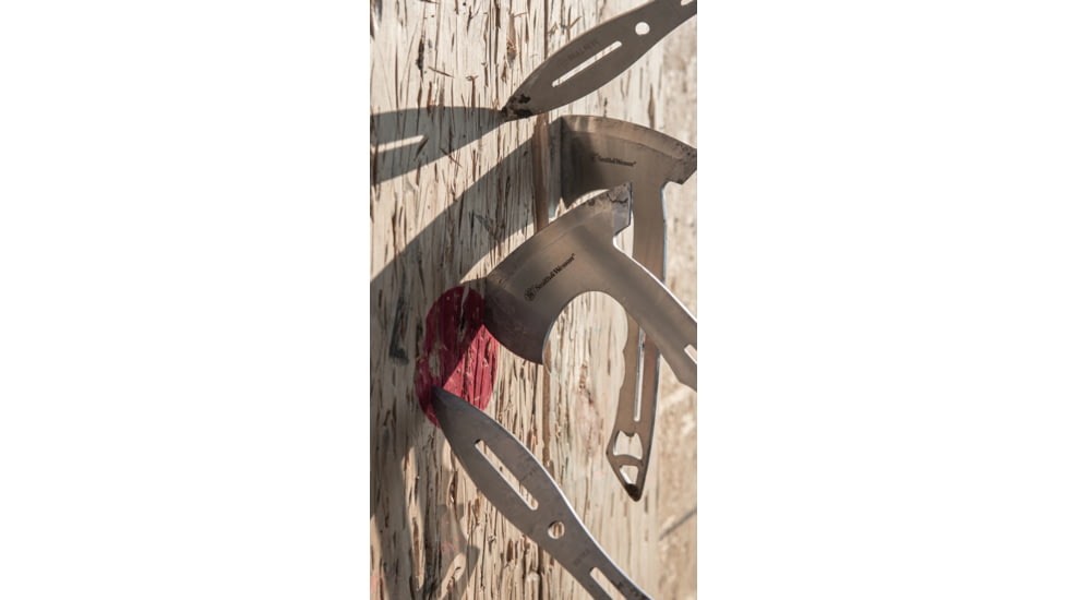 Smith &amp; Wesson Throwing Axe and Knife Combo Set, 6 Piece, 1122228