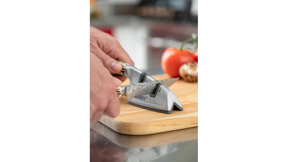 Smiths Cabin &amp; Lodge Diamond Edge-Grip Sharpener, Stag, SP-51115