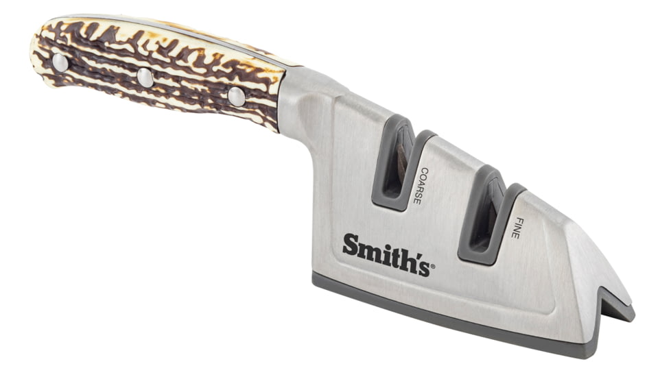 Smiths Cabin &amp; Lodge Diamond Edge-Grip Sharpener, Stag, SP-51115