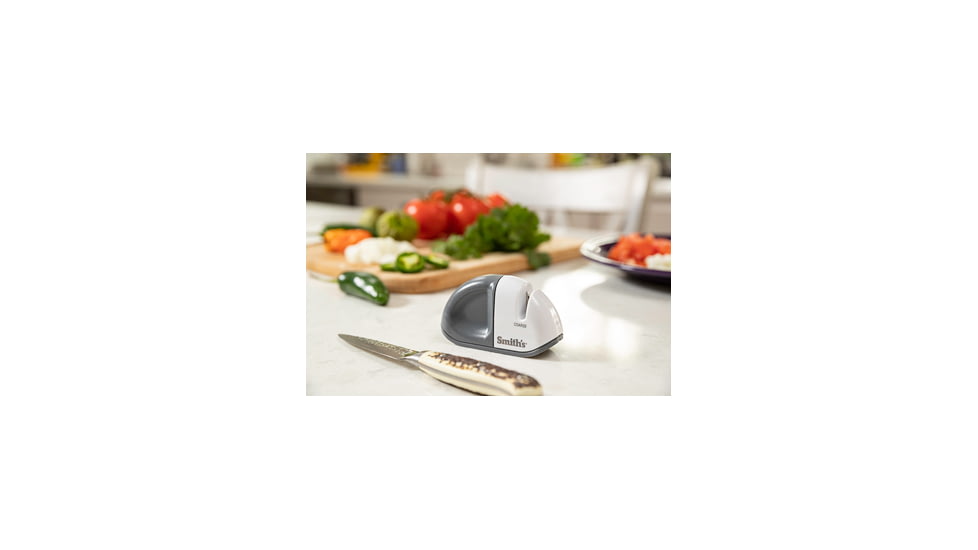 Smiths Edge Grip Basic Single Step Sharpener, Gray/White, 51001
