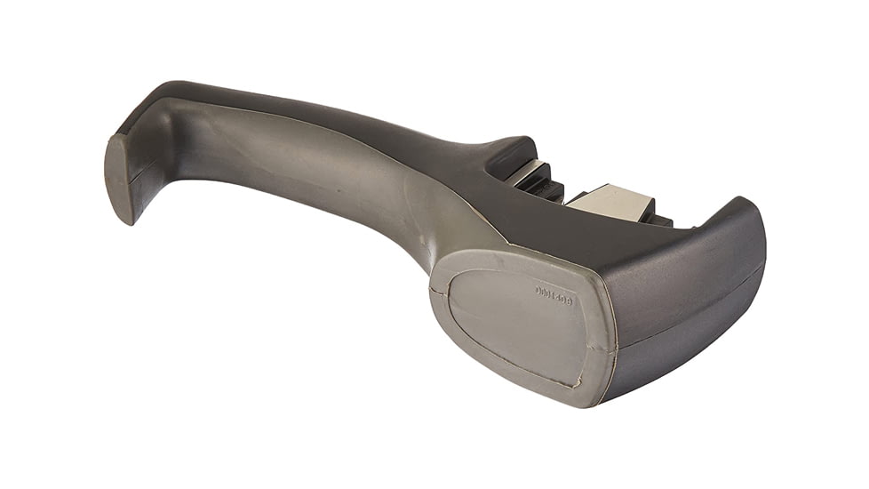 Smiths Gourmet Pull-Thru Sharpener, Carbide &amp; Ceramic Black, Black/Gray, SP-50032