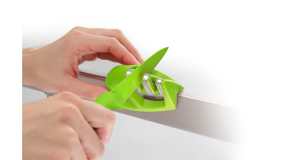 Smiths Green Edge Grip Display 2-stage Knife Sharpener - 16 Pcs, Green, SP-50390