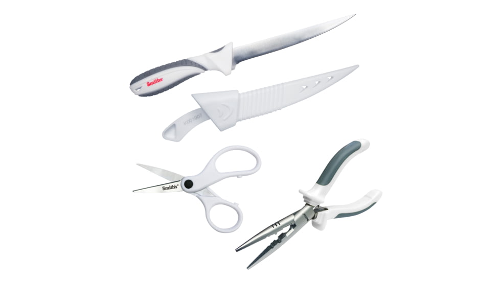 Smiths Lawaia Fishing Tool Combo Kit, 4 Pieces, White, SP-51237