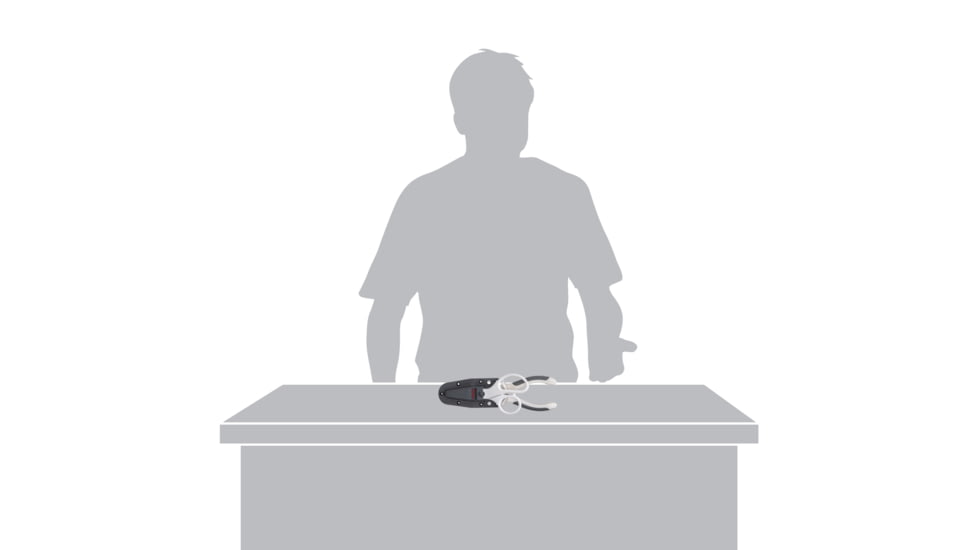 Smiths Lawaia Pliers And Scissors Combo, 3 in, Gray/White, 51255