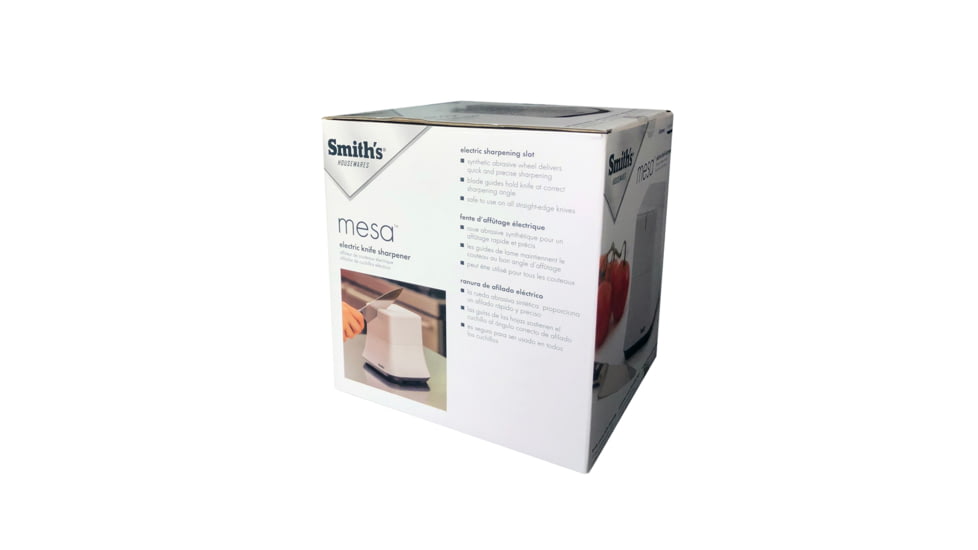 Smiths Mesa Electric Single Slot Sharpener, White, SP-50927