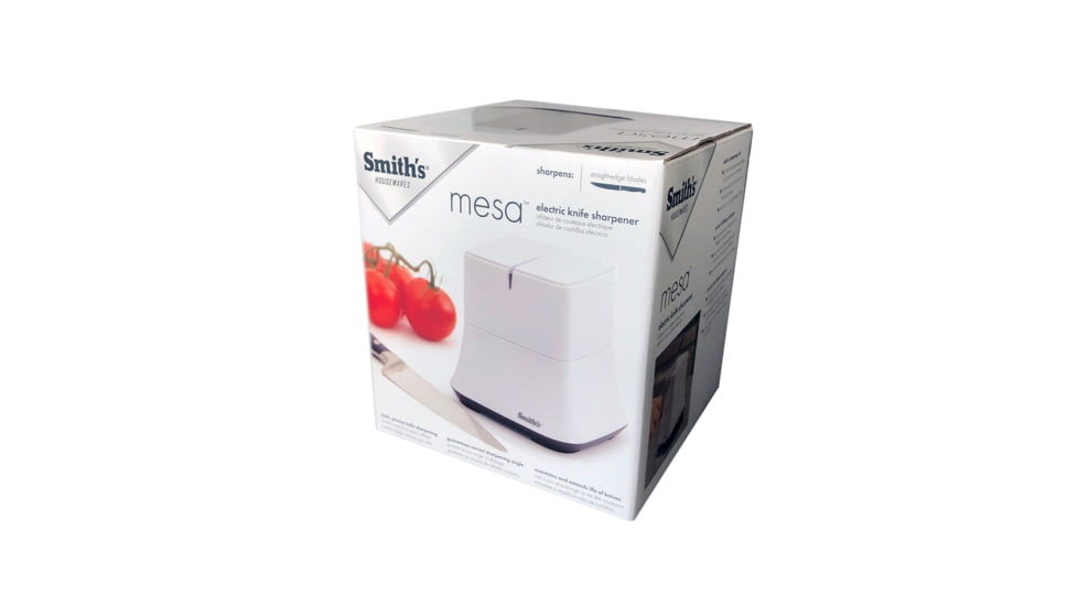 Smiths Mesa Electric Single Slot Sharpener, White, SP-50927