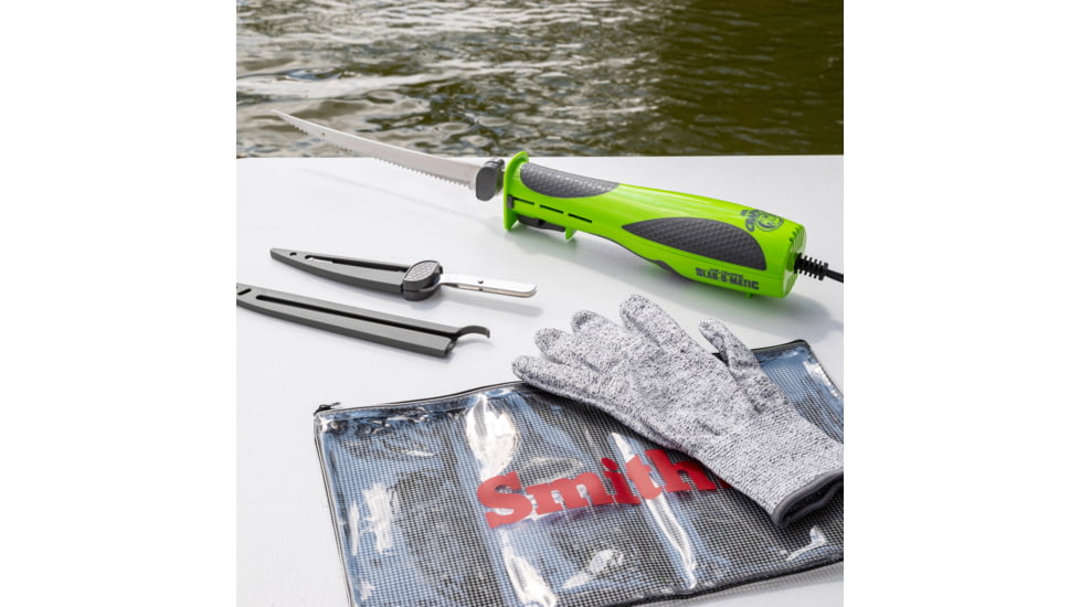 Smiths Mr. Crappie Slab-O-Matic Electric Knife, Green, SP-51207
