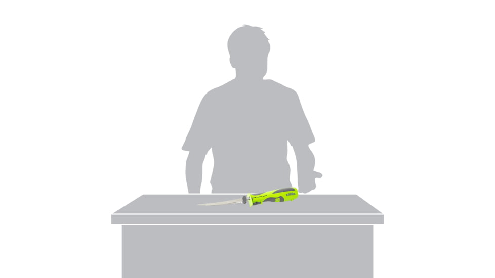 Smiths Mr. Crappie Slab-O-Matic Electric Knife, Green, SP-51207
