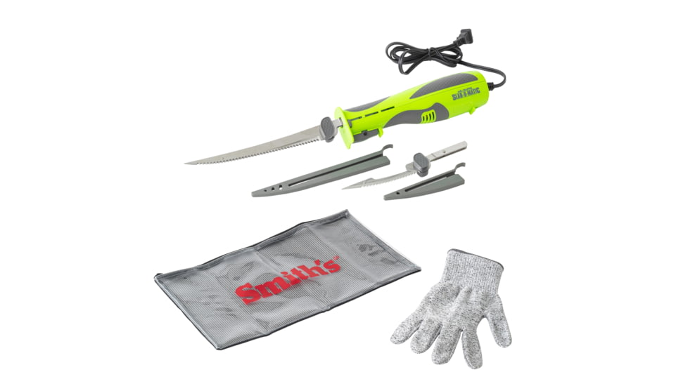 Smiths Mr. Crappie Slab-O-Matic Electric Knife, Green, SP-51207