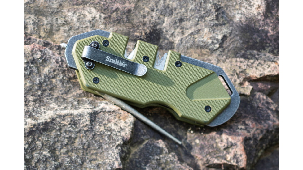 Smiths PP1 Tactical Sharpener, OD Green, SP-50981