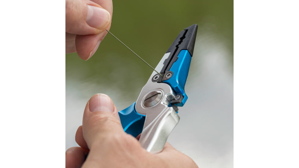 Smiths Regalriver Fishing Pliers w/Sharpener, Blue, SP-50966