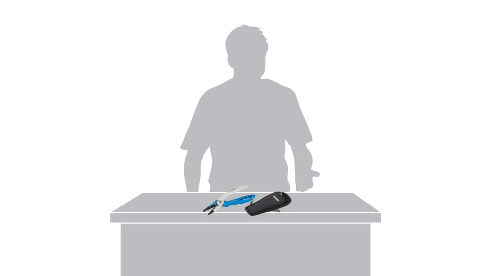 Smiths Regalriver Fishing Pliers w/Sharpener, Blue, SP-50966