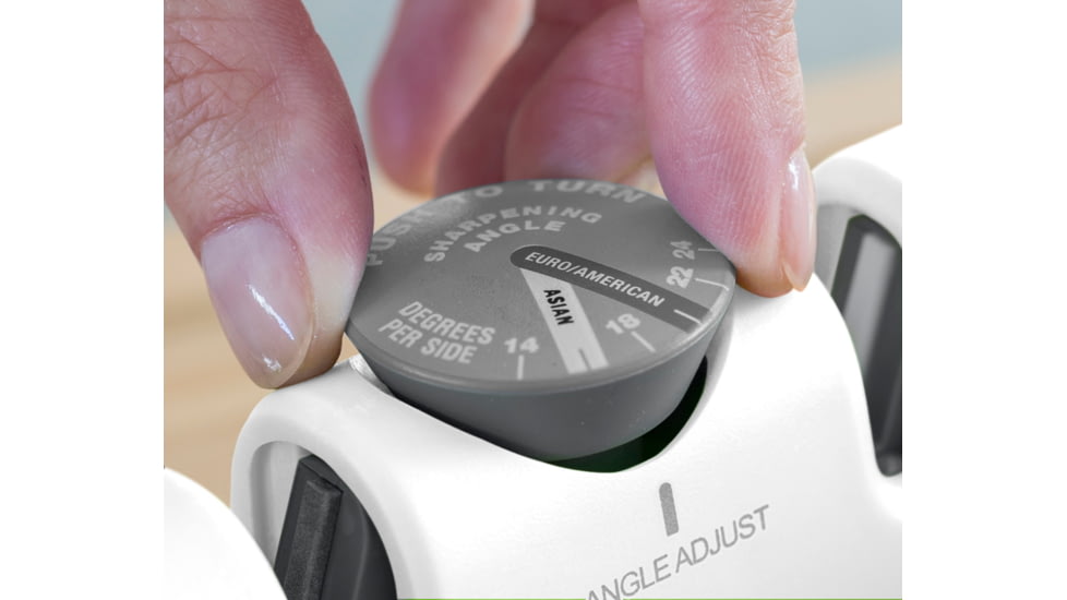 Smiths Select Angle Adjust Manual Sharpener, Gray/White, SP-51109