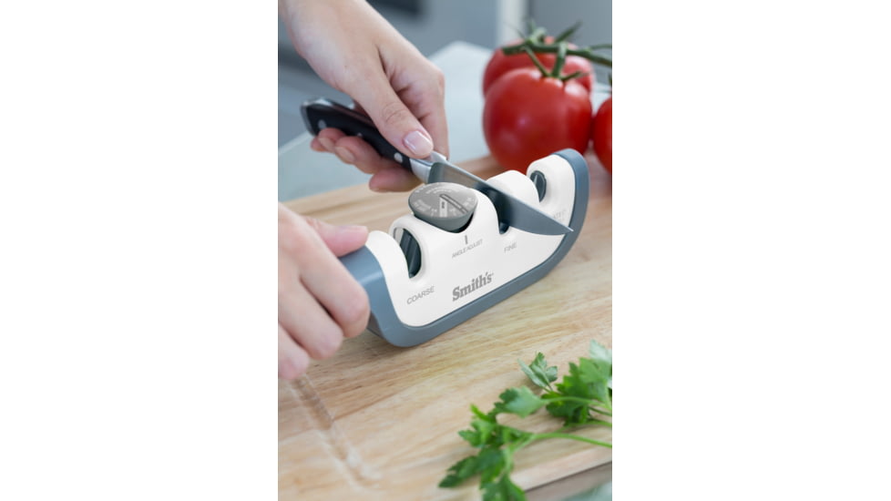 Smiths Select Angle Adjust Manual Sharpener, Gray/White, SP-51109