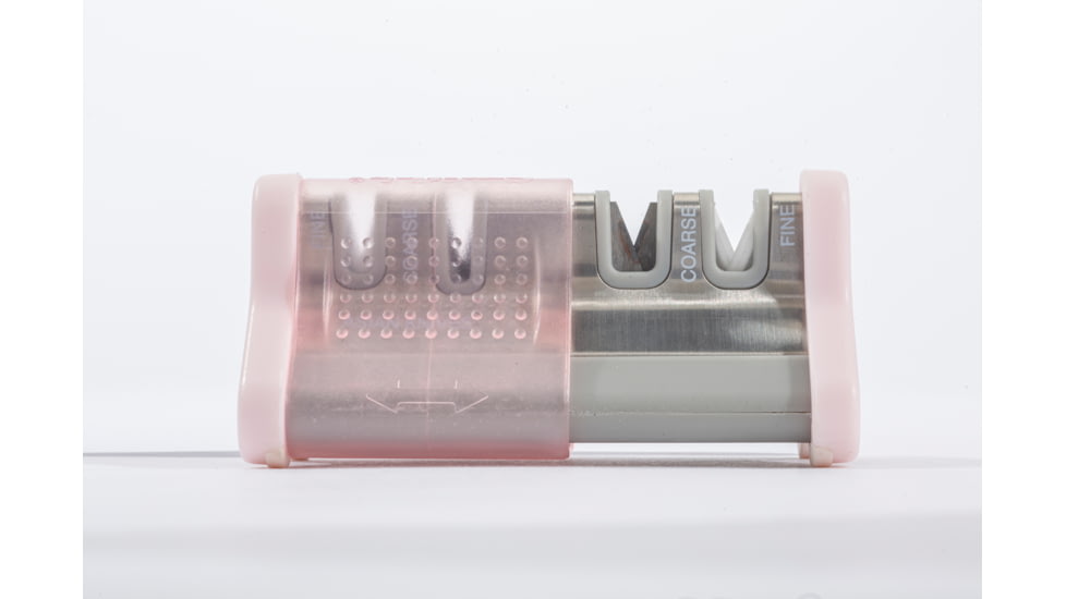 Smiths Slide Sharp Edge Grip 4-Slot Sharpener, Pink, SP-51135