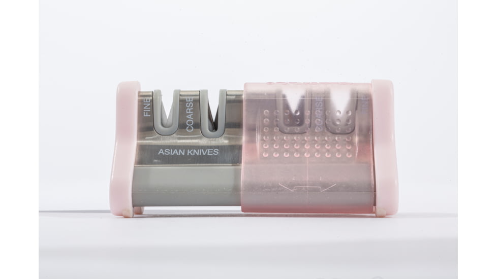 Smiths Slide Sharp Edge Grip 4-Slot Sharpener, Pink, SP-51135