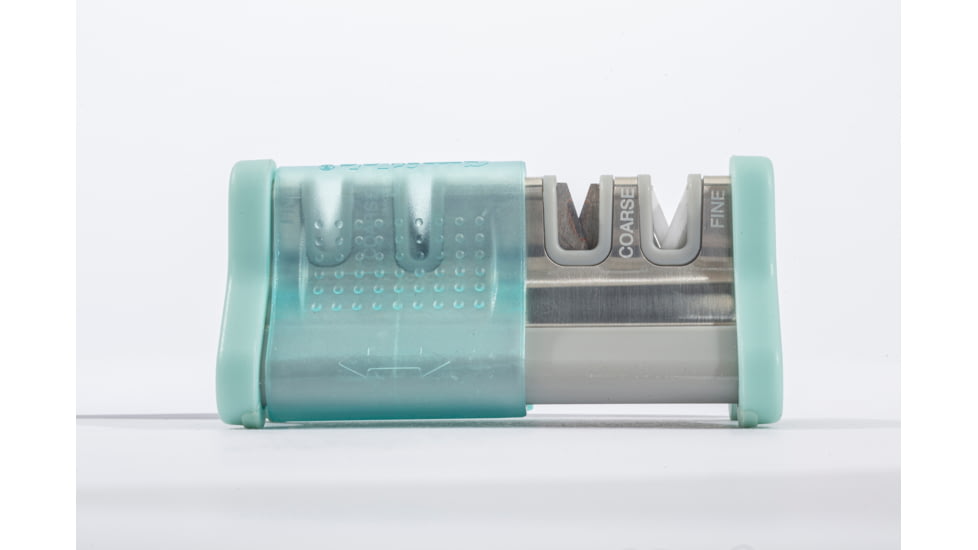 Smiths Slide Sharp Edge Grip 4-Slot Sharpener, Turquoise, SP-51137