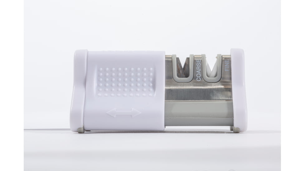 Smiths Slide Sharp Edge Grip 4-Slot Sharpener, White, SP-51124