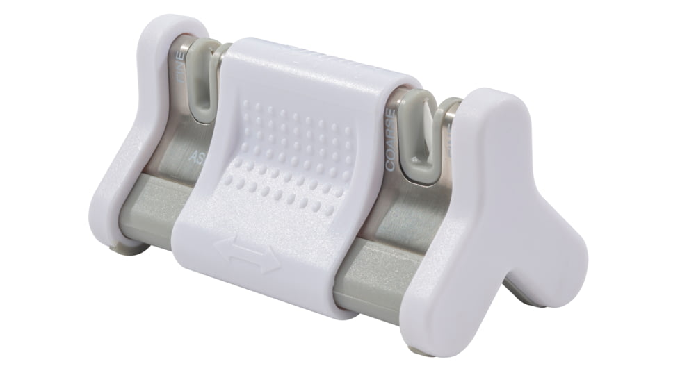 Smiths Slide Sharp Edge Grip 4-Slot Sharpener, White, SP-51124