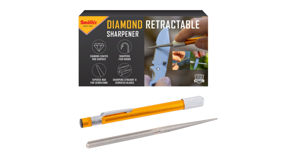 Smiths Diamond Retractable Sharpener, Blue/GraySP-51446