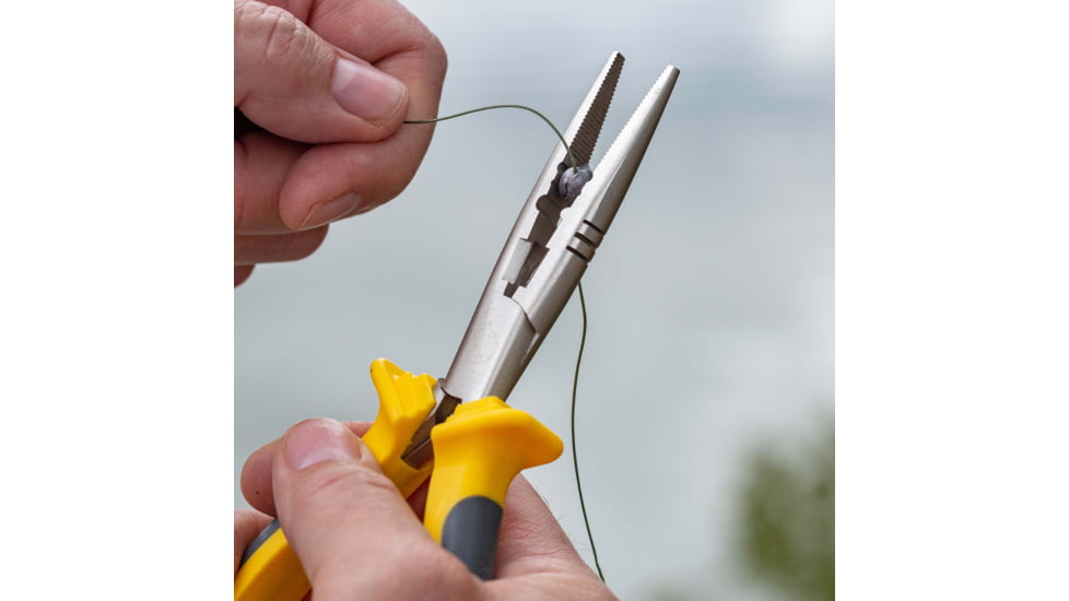 Smiths Mr Crappie Fishing Combo Fixed Blade Knife Set, 6in, 400 Series Stainless Steel Blade, Plain Edge, Fillet Blade, TPE, Yellow/Gray Handle, SP-51232