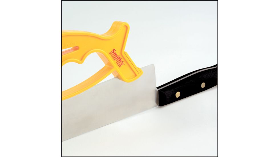 Smiths 10-Second Knife/Scissors Sharpener, White/Red/Black SP-JIFF-S