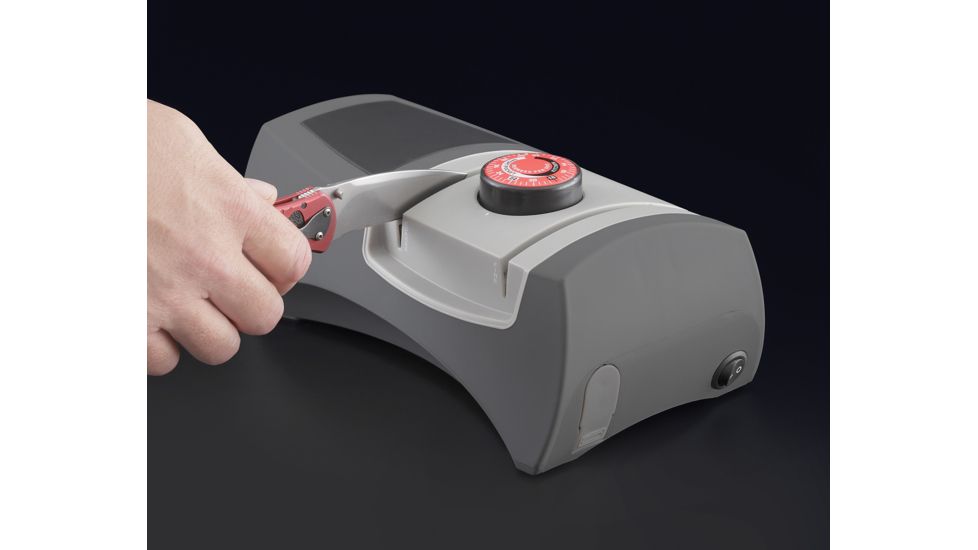 Smiths Sharpeners Adjustable Edge Pro Electric Knife Sharpener, Black/Gray 50281