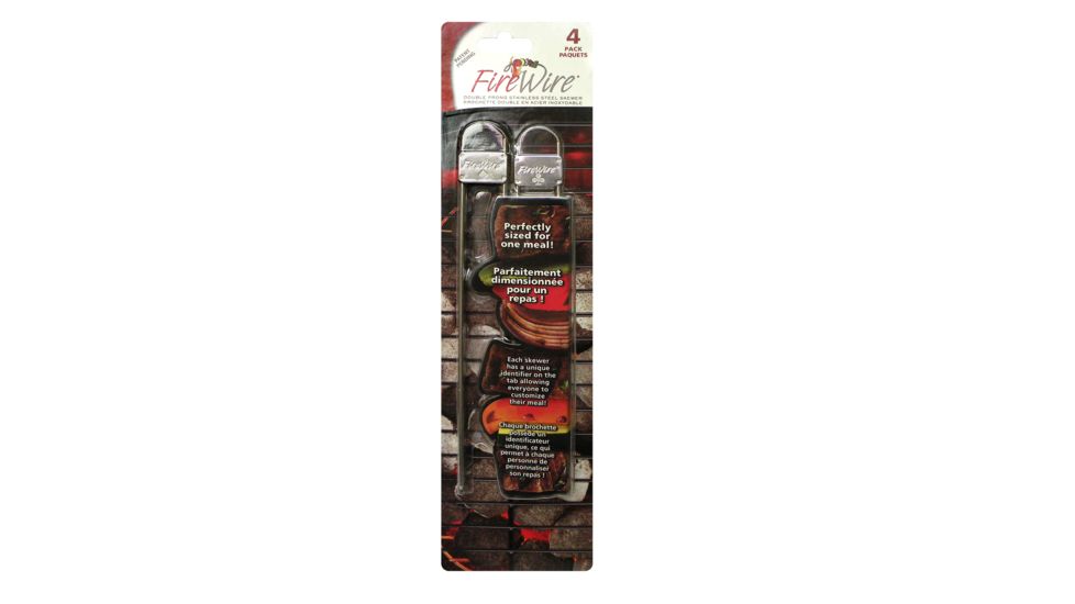 Smiths Double Prong Skewer 4-Pack 50457