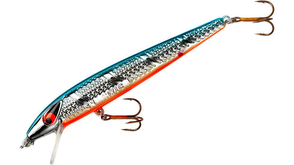 Smithwick Suspending Super Rogue, Suspending, Chrome/Blue Back/Orange Belly, 4 1/8in, 5/16oz, ASDRE1232OB