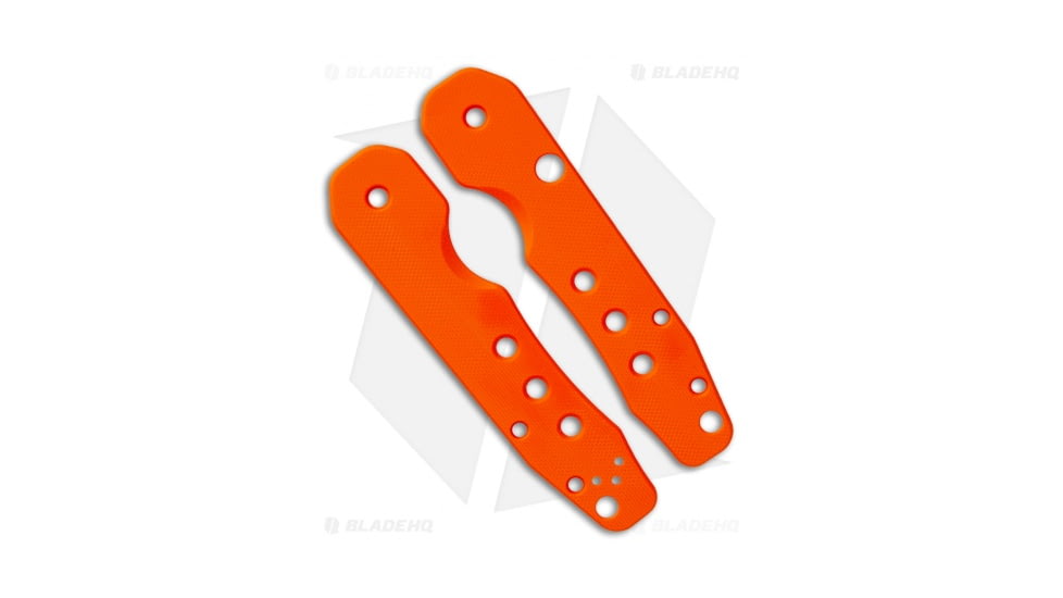 Smock Knives Scales For Spyderco, Orange, 4.5 inch, BHQ-108972